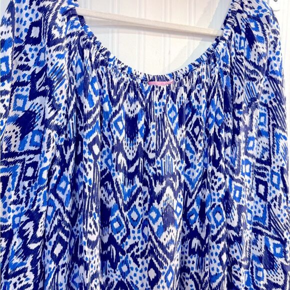 Lilly Pulitzer Delaney Tunic Dress Printed
Off Shoulder Sz L - Picture 4 of 12
